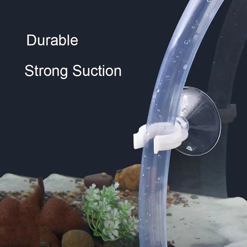 5pcs Aquarium Suction Cup Air Tube Holder Sucker for Fish Tank Pump Oxygen Air Tube Fixing Clip 4/5mm Accessories