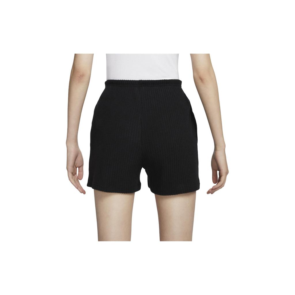 Nike Comfortable Breathable Mid-Waist Casual Shorts Women Bottoms Black FN3675-010
