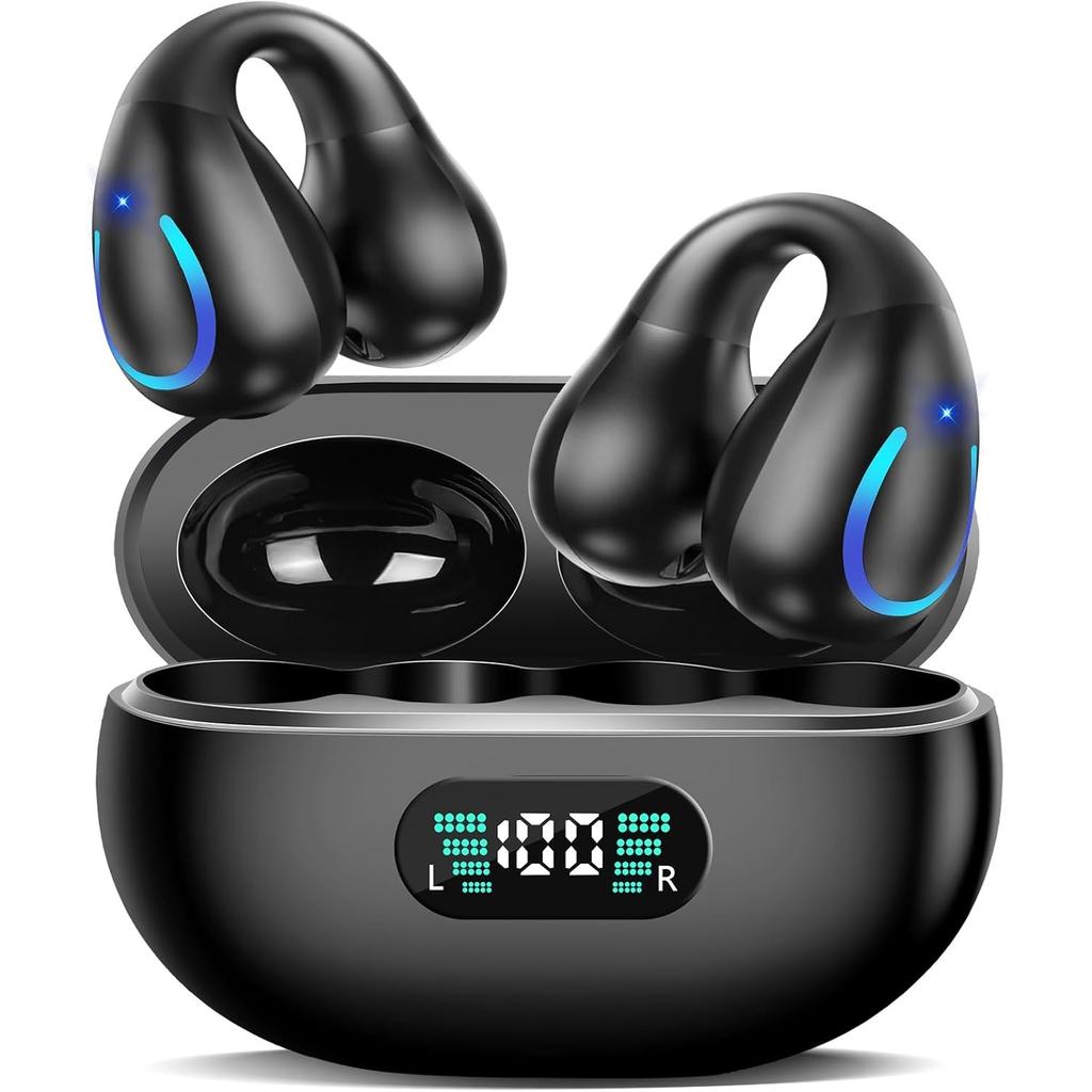 AI Translation Earbuds Real Time Translator Earphones 144 Languages Accents Audifonos Traductores Open Ear Clip Wireless Headphones Fit iOS Android