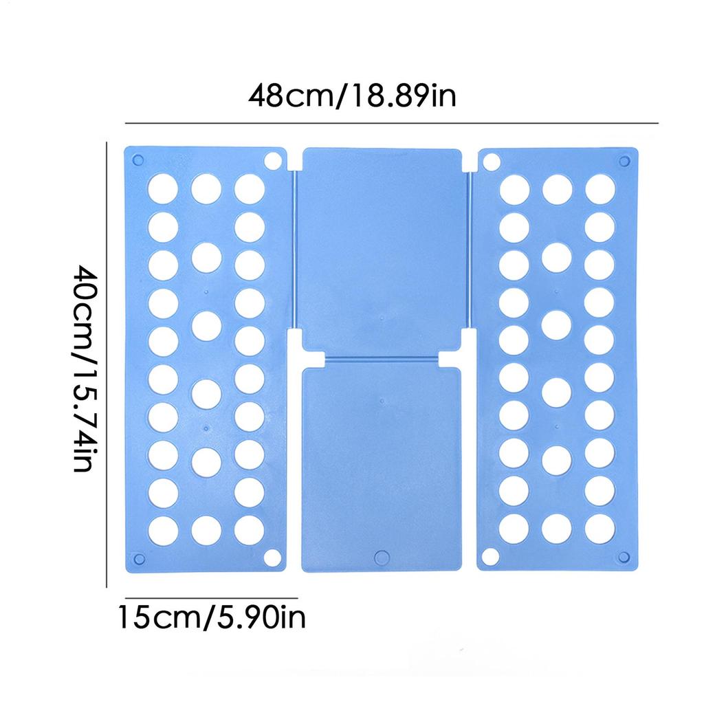 Easy-Fold Plastic Laundry Board for Kids and Adults Home Shirt Folding Storage Tool Quick Clothes Organizer Fold Helper