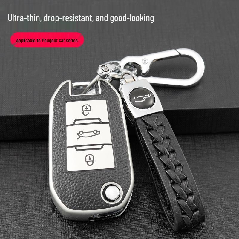 Premium Key Case for Citroën: C3-XR, C4L, C5, C4 Sega, Elysée, C6
