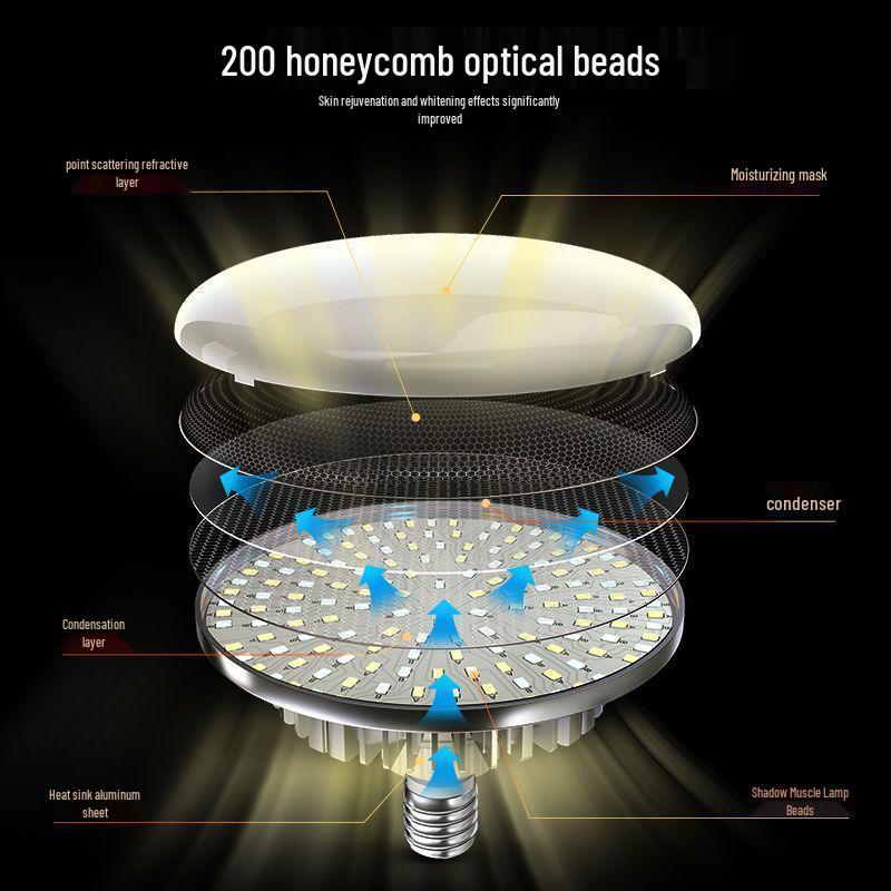 2200WS Super Bright Spherical Fill Light for Live Beauty, Photography, and Indoor Clothing Shoots