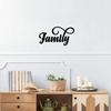 Wrought Iron Metal Word Wall Sign Cursive Decorative Accent Hanging Art Home Decor Living Room Bedroom Gift