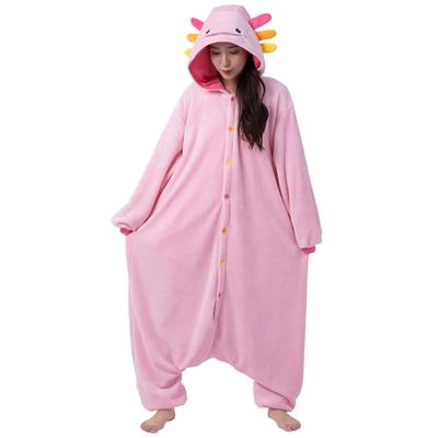 Velo Animal Kigurumi Axolote Axolote Colorido