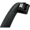 Car Interior Roof Grab Handle, Black, ABS Plastic, 1 Count, Modern Style, Ambidextrous, Pull Handle, No Lock, Screws and Snap-on, 1 cm Width, Fit For