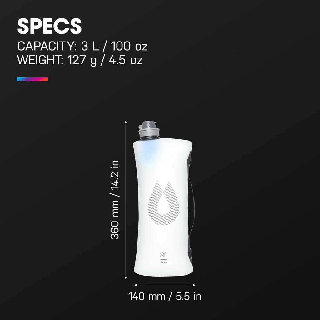 Hydrapak Seeker 3L Filter Kit FK01 Purifier + (Water Included)