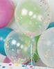 Balony Przeźroczyste Z Konfetti Mix, 1 Kpl.