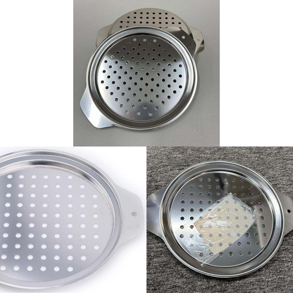 Household Stainless Steel Steaming Tray With Drainage Cover For Home Cooking And Food Steaming