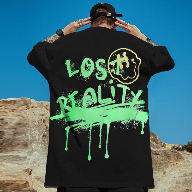 Tričko New Trend Tričko Muži Topy s krátkým rukávem Módní Streetové tričko Volné Outdoorové oblečení Velké velikosti Letní Tričko s kulatým výstřihem