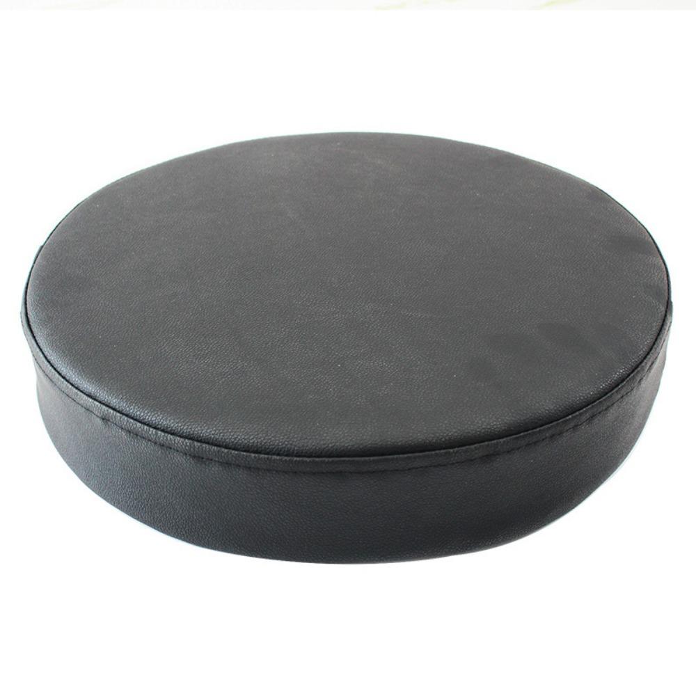 Soft Leather Round Cushion Thicken Window Pillow Practical Upholstered Cushion  Reading