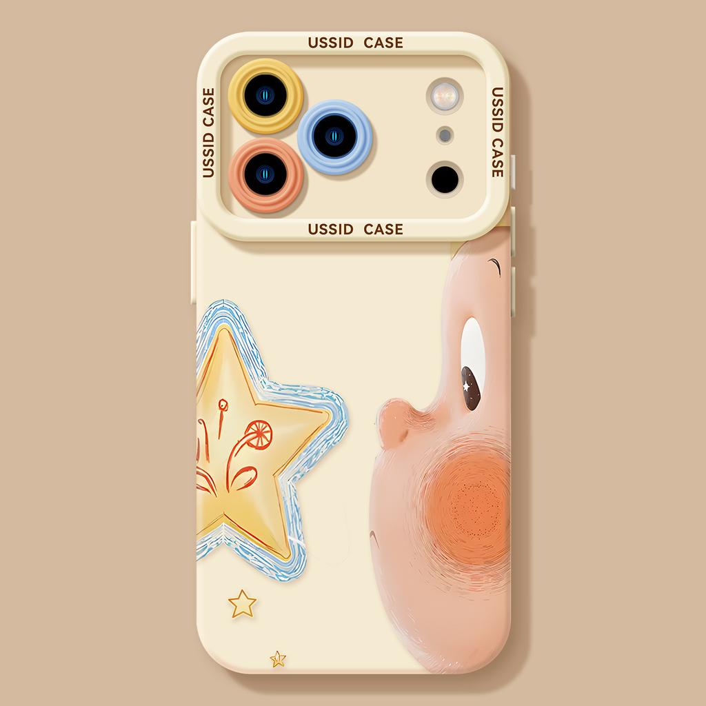 Apple Mobile Phone Case 17 Doll Suitable for iPhone16promax Girls High-value Magnetic Suction Bracket Soft Case