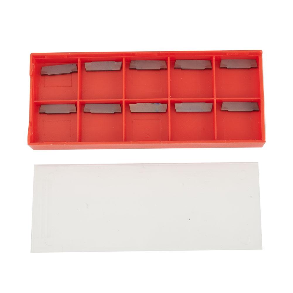 10x MGMN200-G LDA Inserti in Metallo Duro Lama Per Taglio di Scanalatura Utensile da Tornio 16*4*2mm