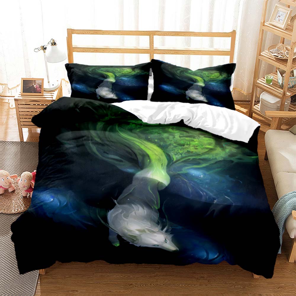 Wolf Digital Print Polyester Bedding Sets Covers Boys Duvet Cover Set For Teens Bedding Set Bed Comforter Set