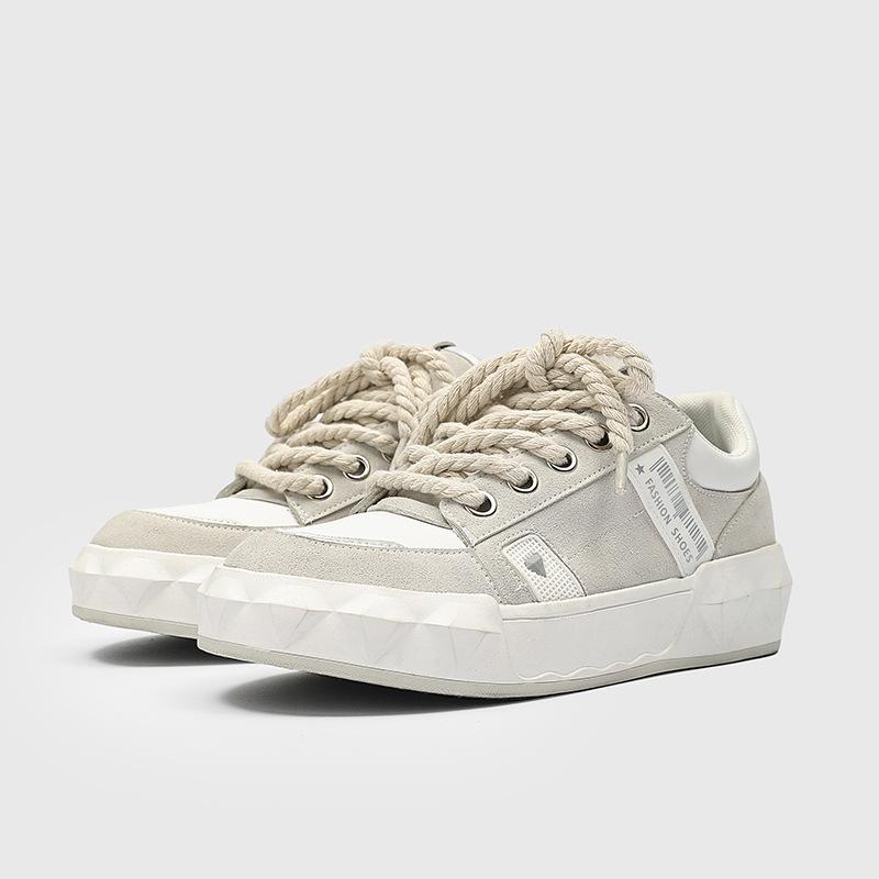 

2025 новый нишевый дизайн студенческой пары обуви модная спортивная мужская обувь повседневная обувь для скейтбординга мужская X192 35 серый