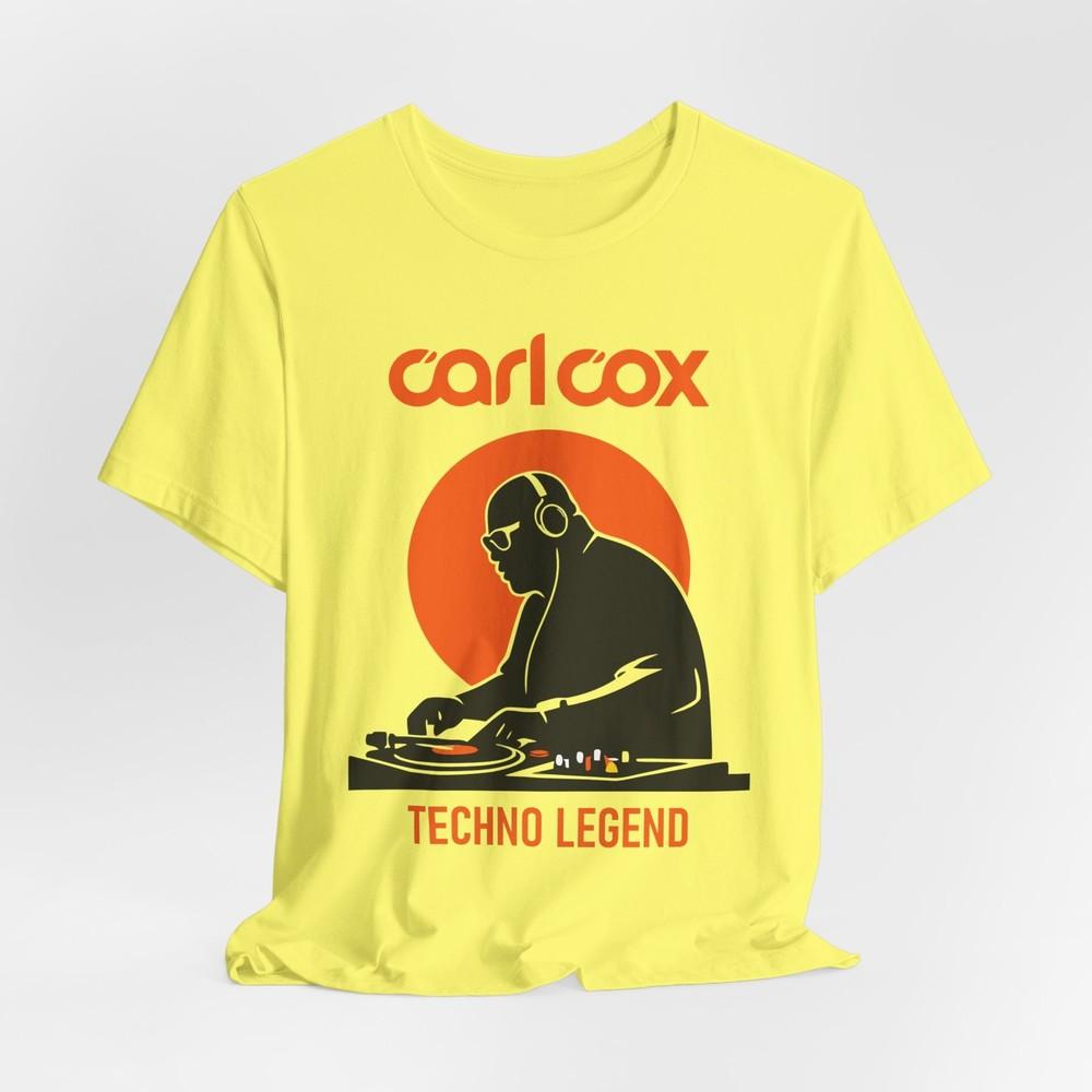 Carl Cox Techno Legend Unisex Tshirt Graphic Dj Turntable Music Tee