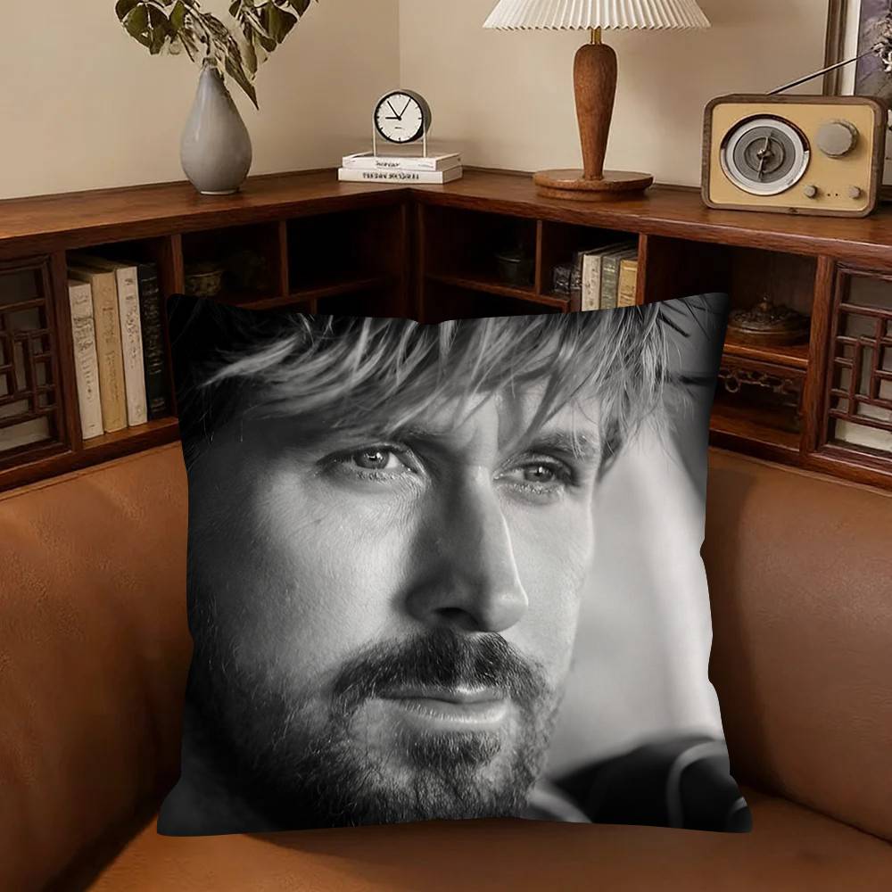 Singer RRyan Gosling Pillow Case Fashion Square Pillowcase Bedroom Sofa Room Ins Decoration Leisure 40cmx40cm