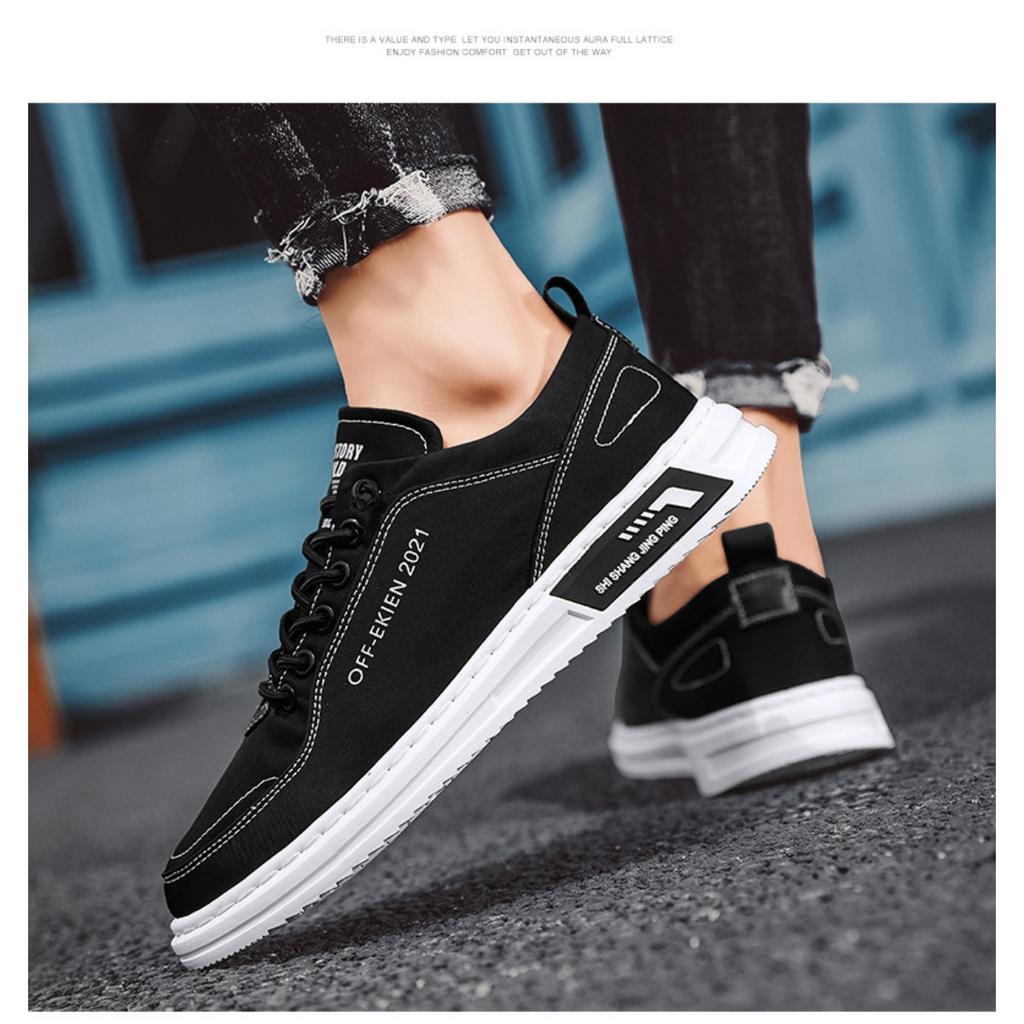Canvas shoes versatile soft sole casual sports men's shoes Korean version trend breathable board shoes