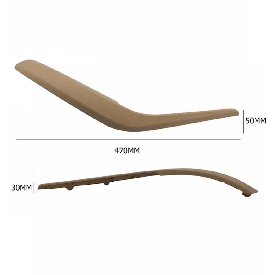 Left+Right Beige Car Interior Door Handles for BMW X1 E84 10-16 Inner Doors Panel Handle Bar Pull Trim Cover Front Rear