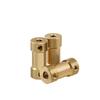 1Pcs Brass Coupling Model Accessories Motor Motor Coupling Metal Hole Connecting Shaft Transmission Parts 2-3-4-5