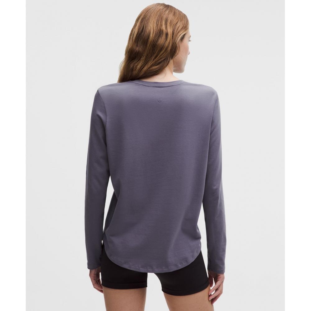 Lululemon Love Long Sleeve Shirt Grape Mist