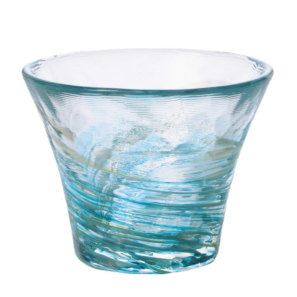 ADERIA Tsugaru Vidro Sake Summer Made in Individually Sake sake cold sake sake gift for housewarming small retirement birthday Cup, Camellia, 60ml,