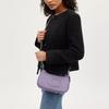 Coach Teri 24 Top-Reißverschluss Glattes Leder Handtasche Damen Handtaschen Silber Hell-Lila CR099-SVIZ