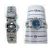 Used Hermes Clipper CL4.210 Navy Quartz Ladies Watch Good Condition HERMES D Buckle Date Brand Operation