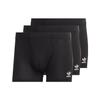 Originals Comfort Flex Cotton 3-Stripes Trunk Briefs Printed Boxer Shorts Men Underwear Black GB0841