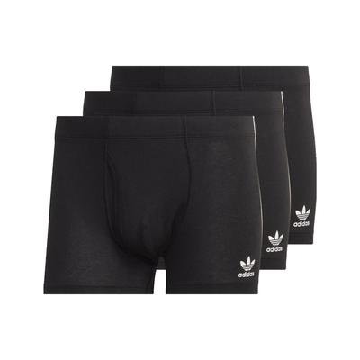 Originals Comfort Flex Cotton 3-Stripes Trunk Briefs Printed Boxer Shorts Men Underwear Black GB0841