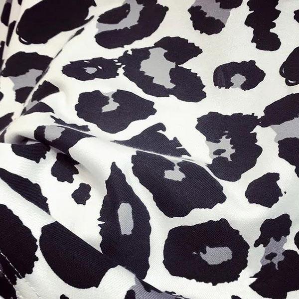 WTEMPO Dámské jarní podzimní kabáty s dlouhým rukávem s leopardím potiskem, velká velikost, volný střih, streetwearové krátké bundy s kapucí