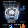 Genuine Handheld Semiconductor Cooling Fan with Ice Pack for Home, Office, and Outdoor Use - Foldable Design