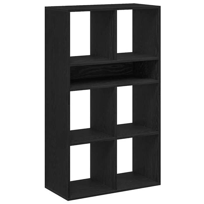 VidaXL Black Bookcase 66x31x112 Cm Engineered Wood, Storage Cabinet, Storage Shelf, Shelving Unit, 860302