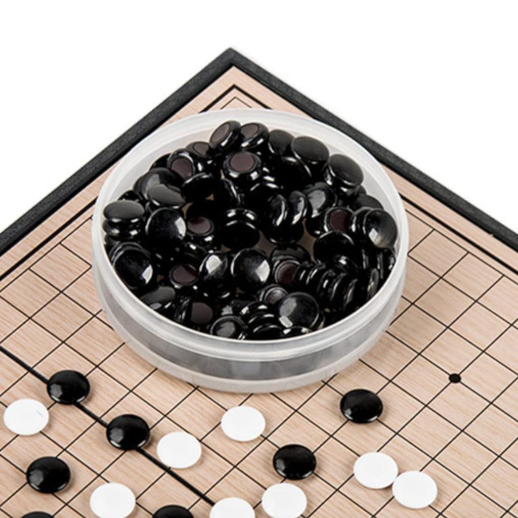 Portable Go 19x19 suitable for beginners and board, foldable, magnetic, board, 37x37cm, professionals.