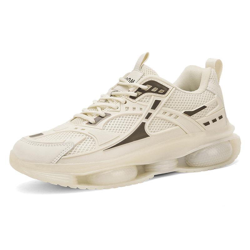 Men's Shoes Autumn New Breathable Versatile Fashion Casual Sports Platform Running Little White Dad Shoes