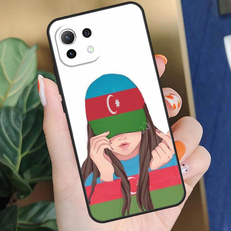 

Azerbaijan Flag Girl Case For Xiaomi 17 Pro Max 14 15 Ultra 13T 14T 15T Pro POCO F8 F7 F5 F6 X5 X6 X7 Pro Coque Xiaomi 14 Ultra