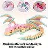 3D Printed Magic Dragon With Wings Movable Joint Fidget Toy Rotatable Articulated Office Desktop Ornament Adults Kid Crafts Gift