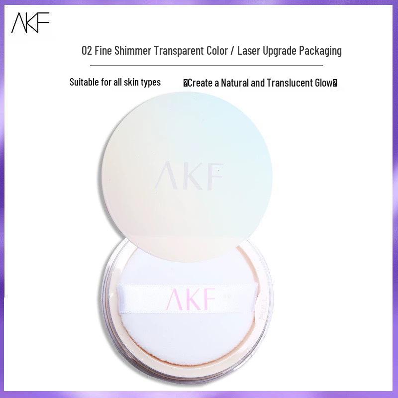 

AKF Легкая и Матирующая Пудра для Фиксации Макияжа Водостойкая и Стойкая для Жирной Кожи 10g