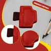 Bookmark with Pen Holder Accessory PU Clip Book Journaling Writing Resistant Suitable for Friends