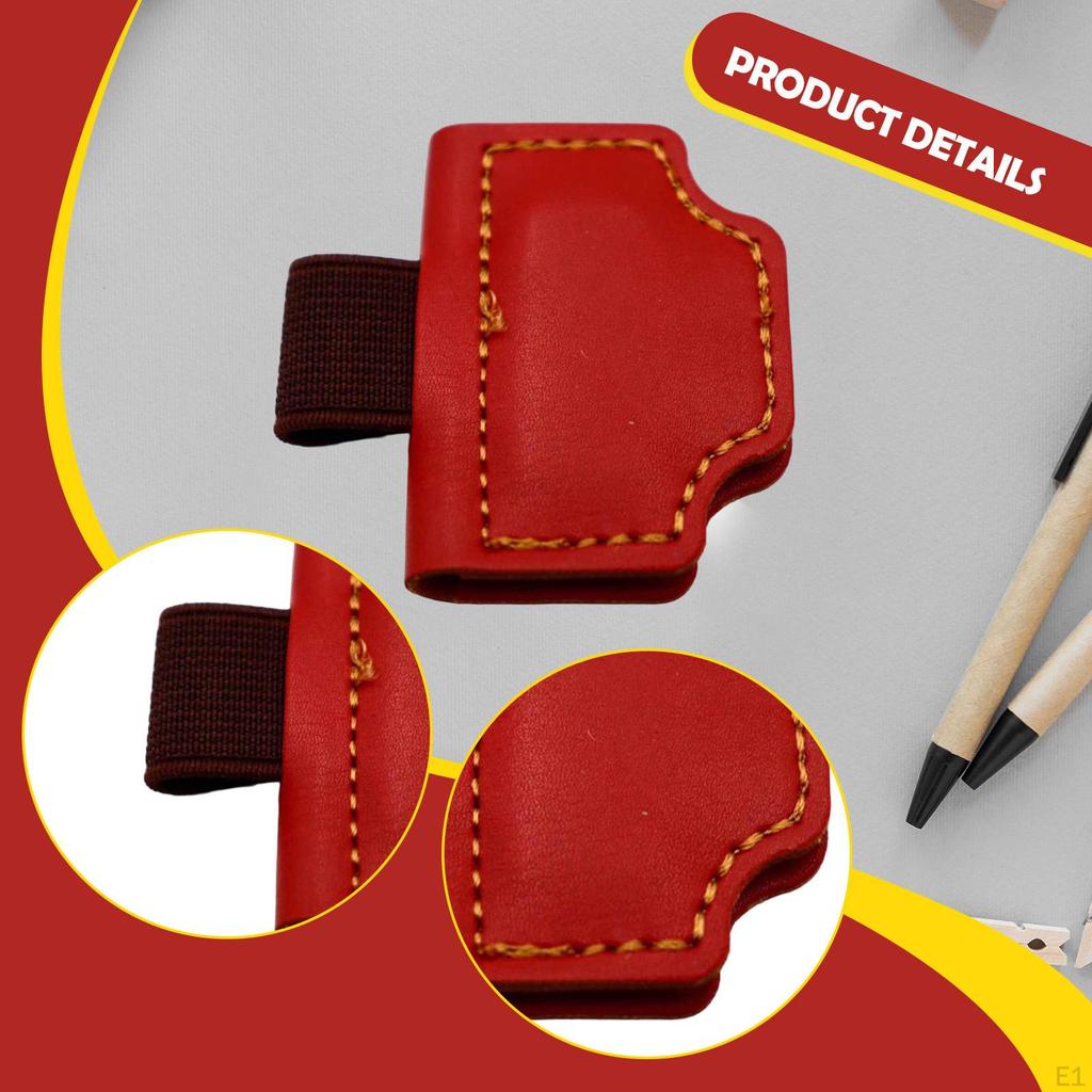 Bookmark with Pen Holder Accessory PU Clip Book Journaling Writing Resistant Suitable for Friends