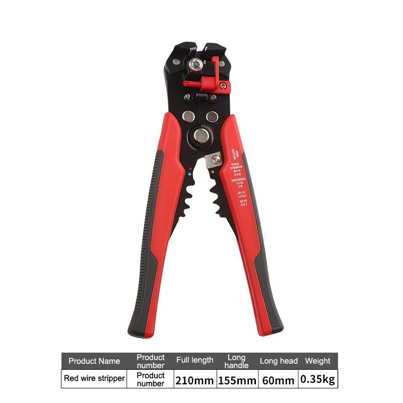Wire Stripping Multifunctional Pliers For Cable Cut Crimpterminal High Precision Automatic Hand Tool Cable Cuttercrimper