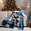 Mun-chen Lion Emblem Blanket Lightweight Ideal Bedding Blanket Perfect for Travel, Camping, Living Rooms, Offices, Sofas, Fan Christmas gift