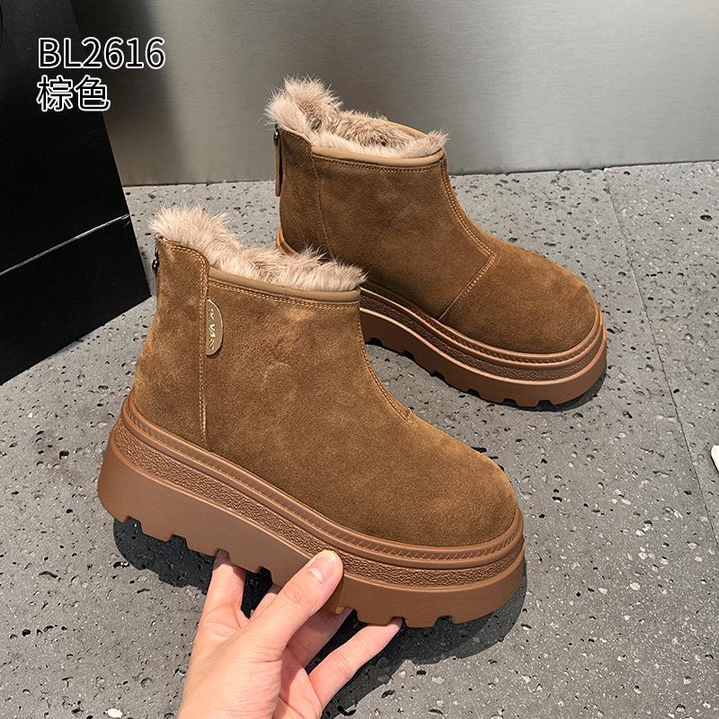 Snow Boots Winter New Small Thick-soled Warm Velvet Cold Casual Short Boots Tide