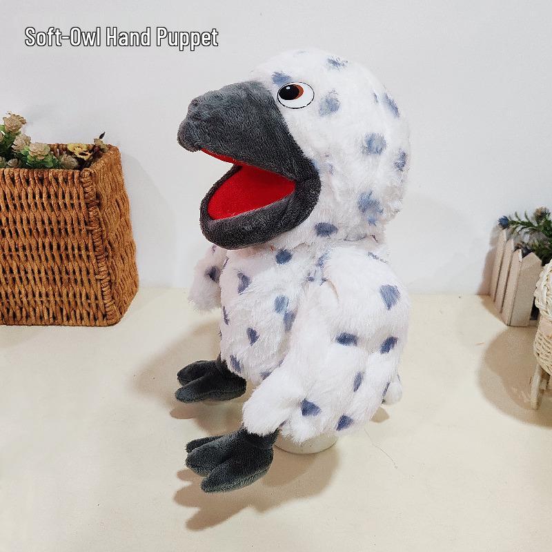 Cartoon Animal Hand Puppet Plush Doll for Kids' Interactive Play