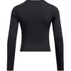 Under Armour Εξωτερικού Χώρου Άνετη Μπλούζα με Στρογγυλή Λαιμόκοψη και Μακρύ Μανίκι Κοντό T-Shirt Γυναικεία Τοπ Μαύρο 1387465-001