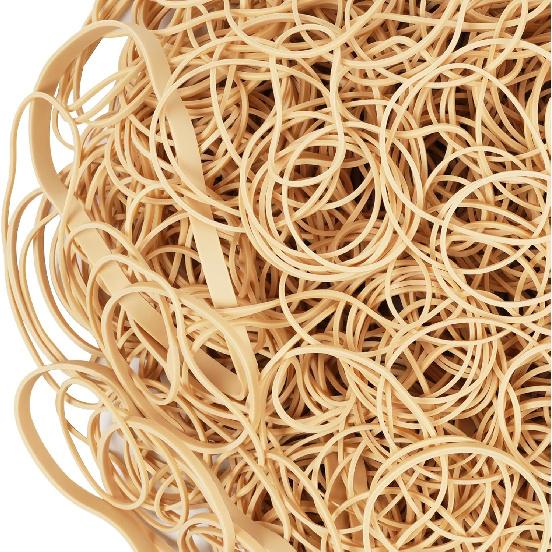 HAIDIBAO-Rubber Bands Assorted Sizes Beige Elastic Bands for Office Supplies 0.5lbs Size16,Size#18,Size #33,Size(4-4/5" x 1/6"),Size#69 Rubber Band