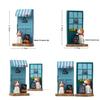 Cute Cartoon Puppy Shop Billboard Scene Model For Garden And Party Decor