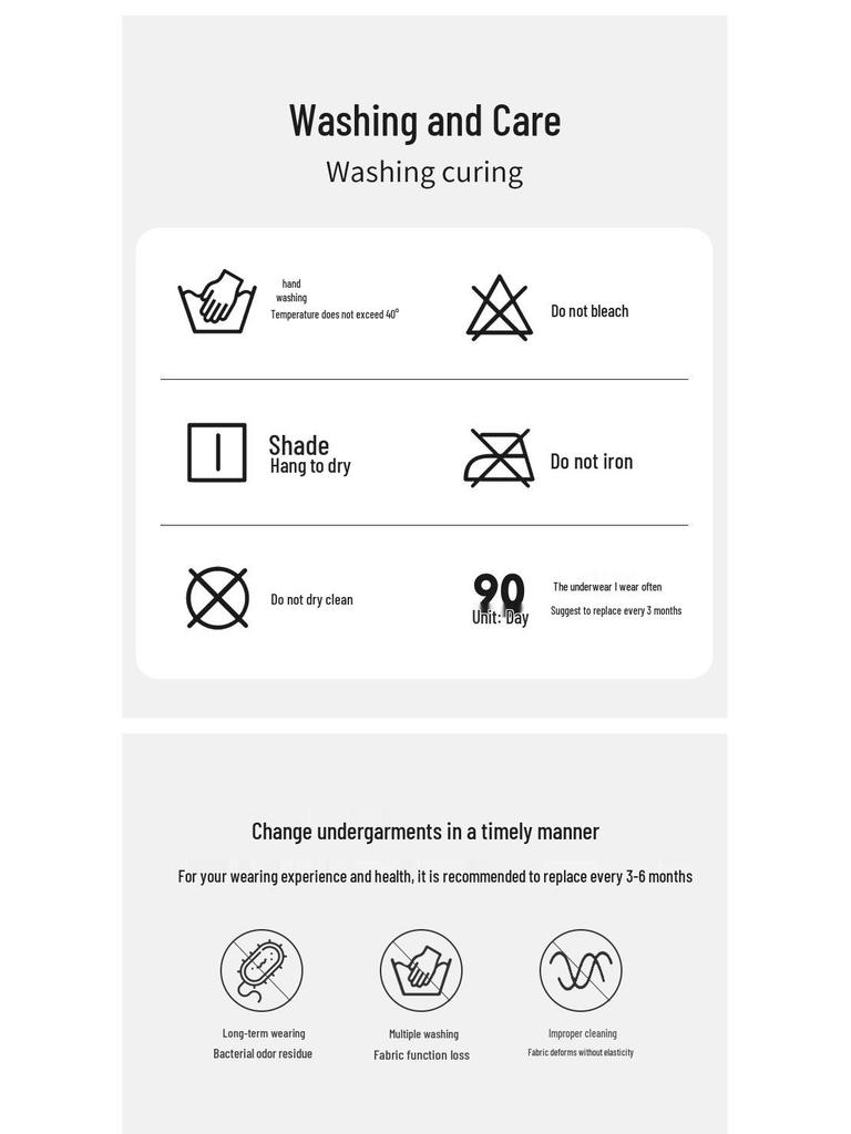 GUJIN Women's High-Waist Tummy Control Cotton Briefs (3-Pack)