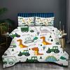Dinosaur Three-Piece Bedding Duvet Cover Quilt Cover