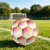 1pc Colorful Abstract Lines Size 5 Soccer Ball Professional Match Training Football Indoor &Outdoor Sports Ball Lightweight Durable M651