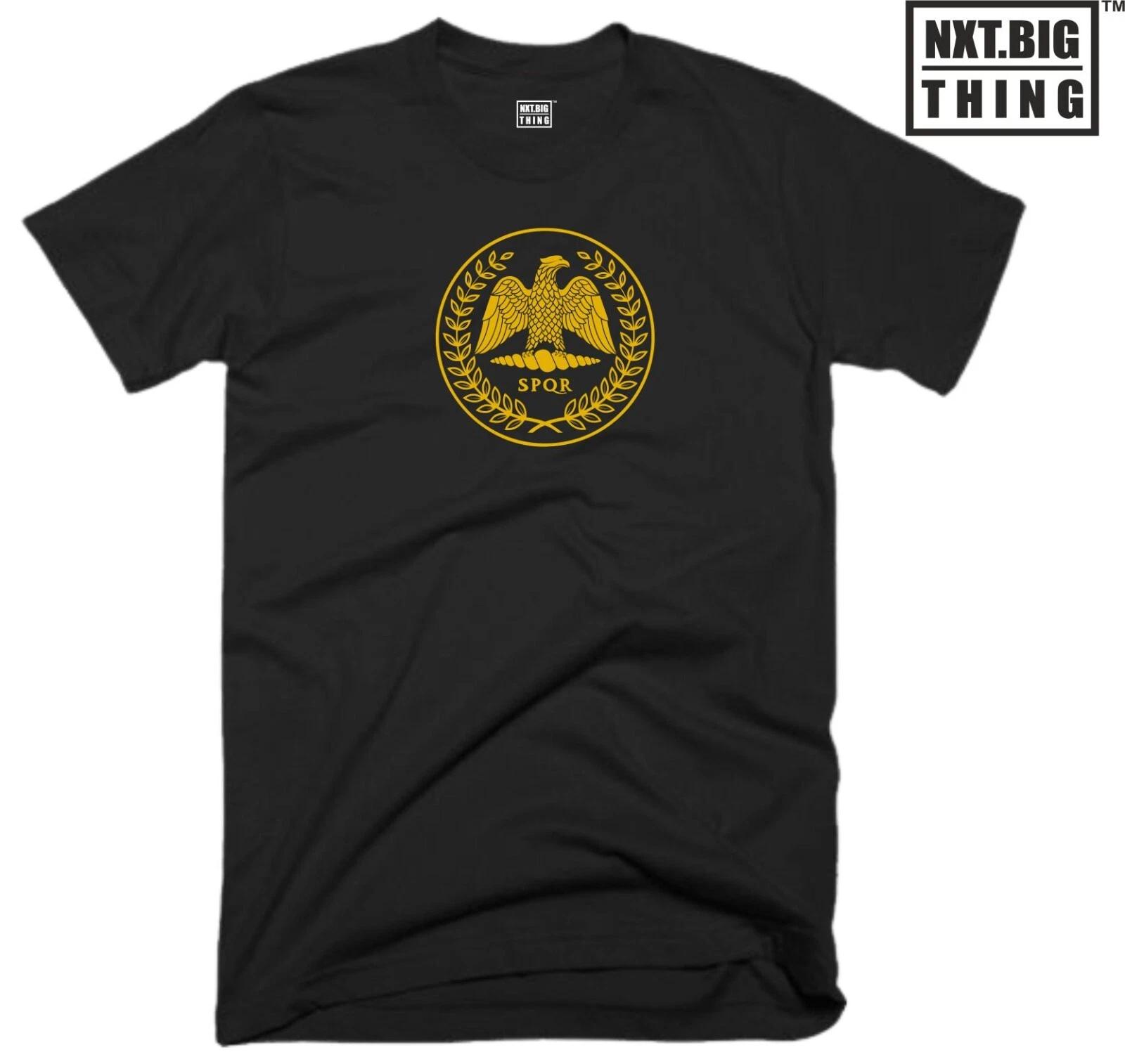 SPQR Roman Empire T Shirt Casualwear Eagle Gladiator Warrior Rome Birthday Top XL